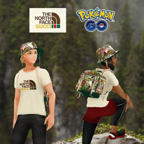 pokemon go gucci north face